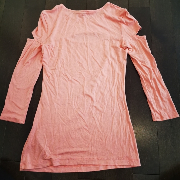 GUESS Pink Top with Cut Outs - Picture 5 of 5